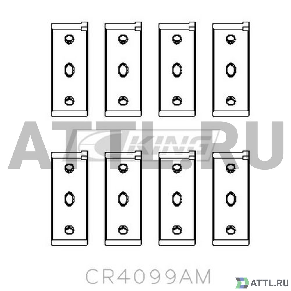 KING CR4099AM Вкладыши шатунные STD