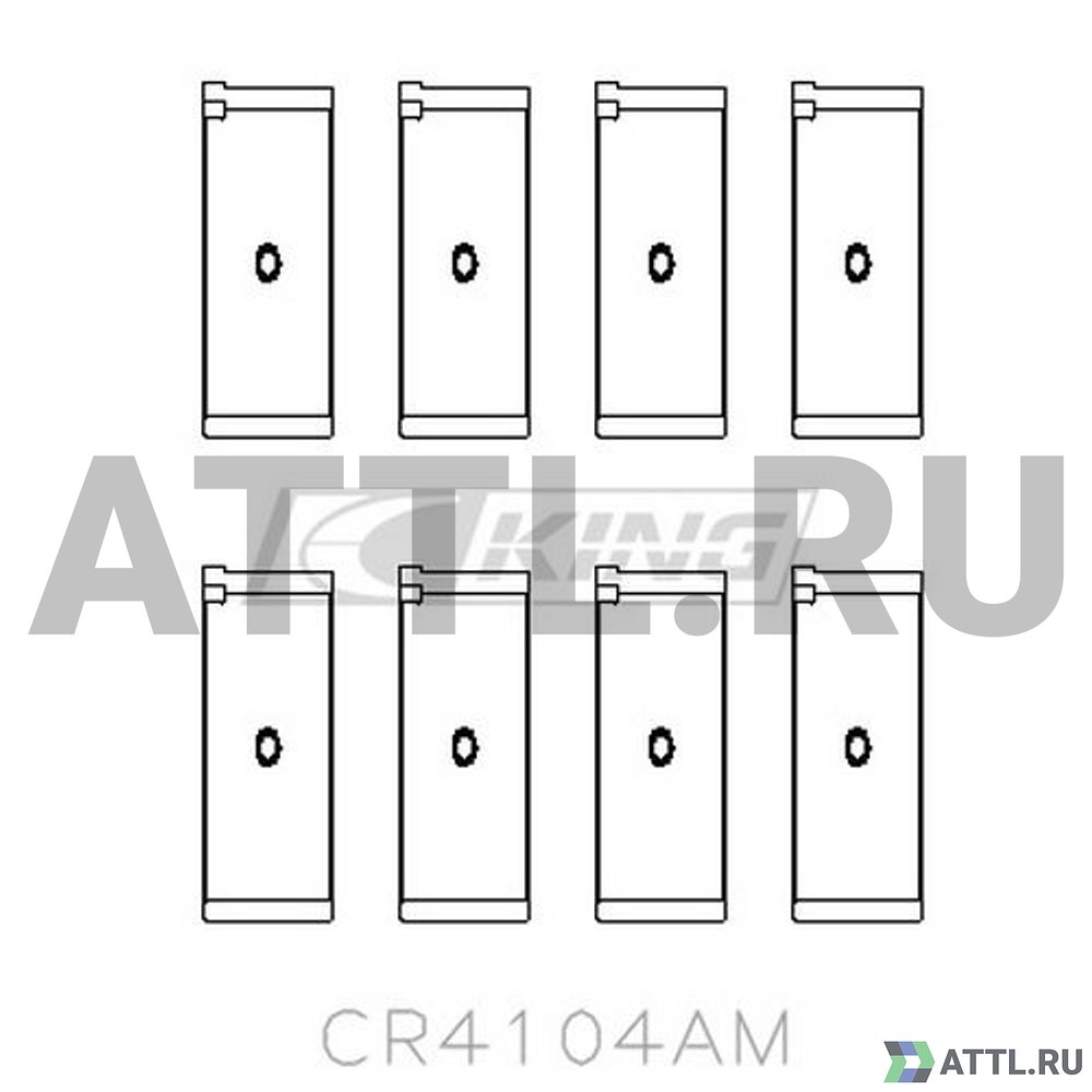 KING CR4104AM Вкладыши шатунные STD
