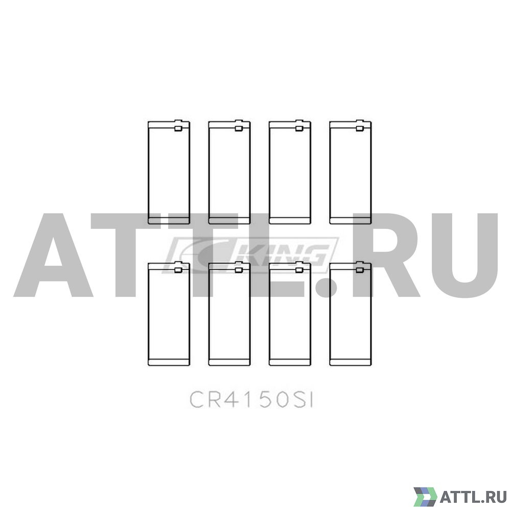 KING CR4150SI Вкладыши шатунные STD