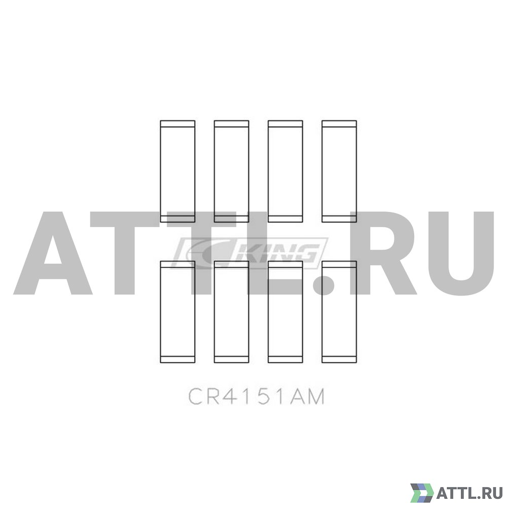 KING CR4151AM Вкладыши шатунные STD