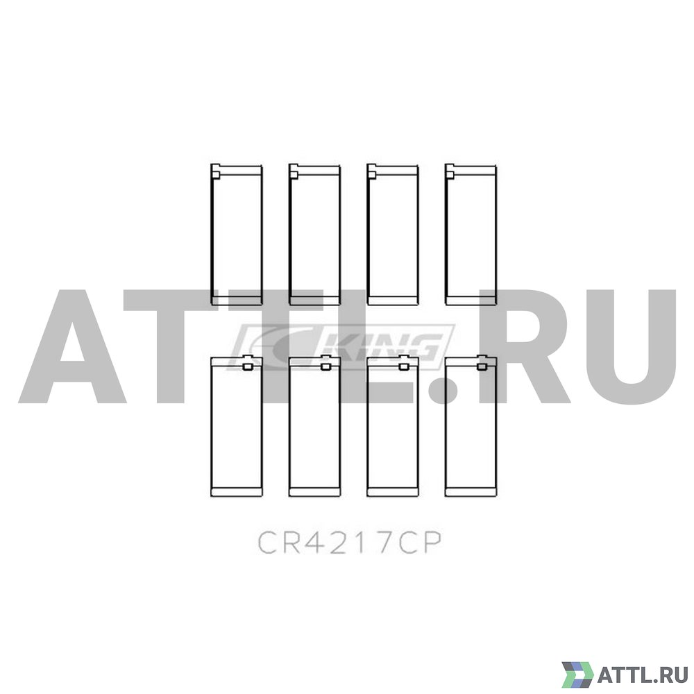 KING CR4217CP Вкладыши шатунные STD
