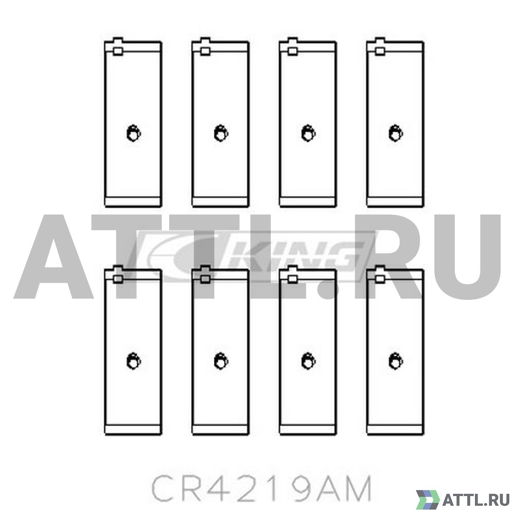 KING CR4219AM Вкладыши шатунные STD