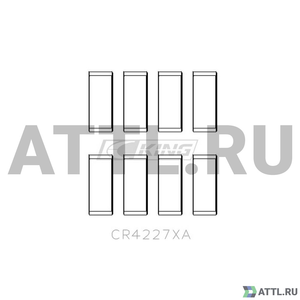 KING CR4227XA Вкладыши шатунные STD