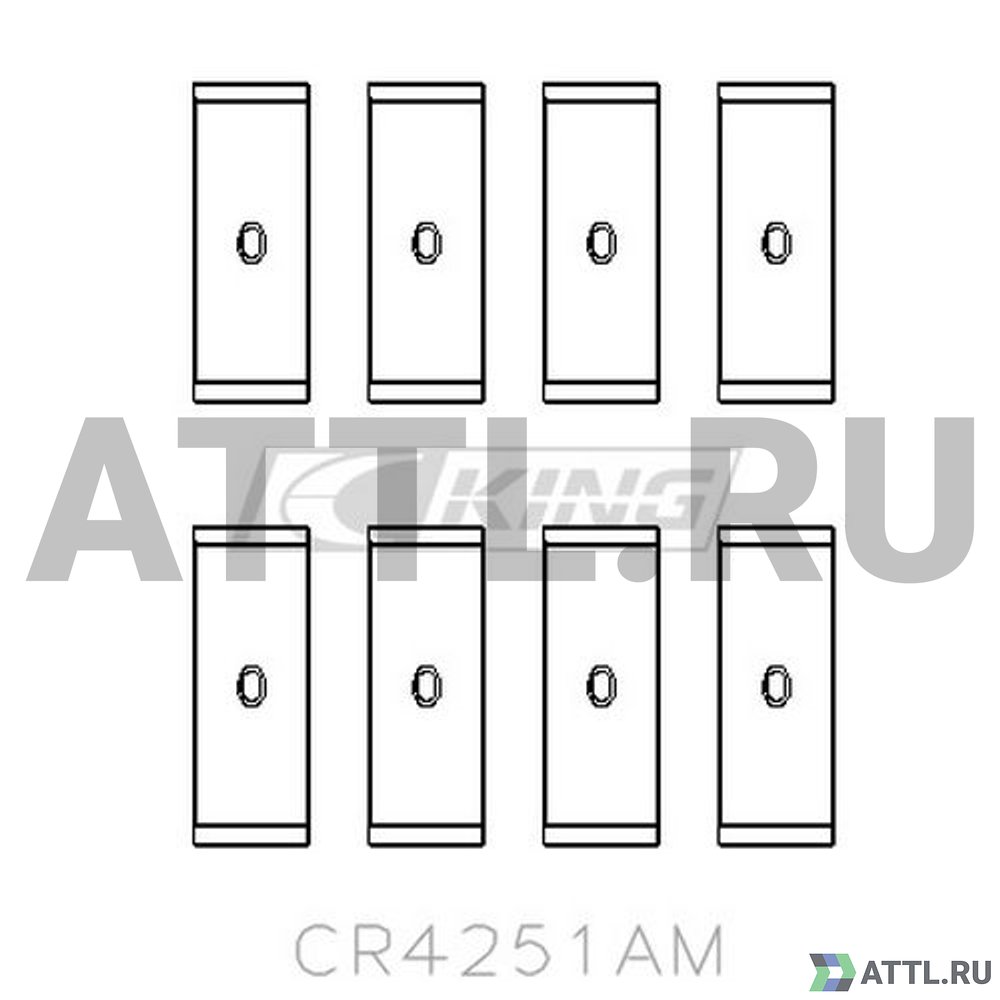 KING CR4251AM Вкладыши шатунные STD