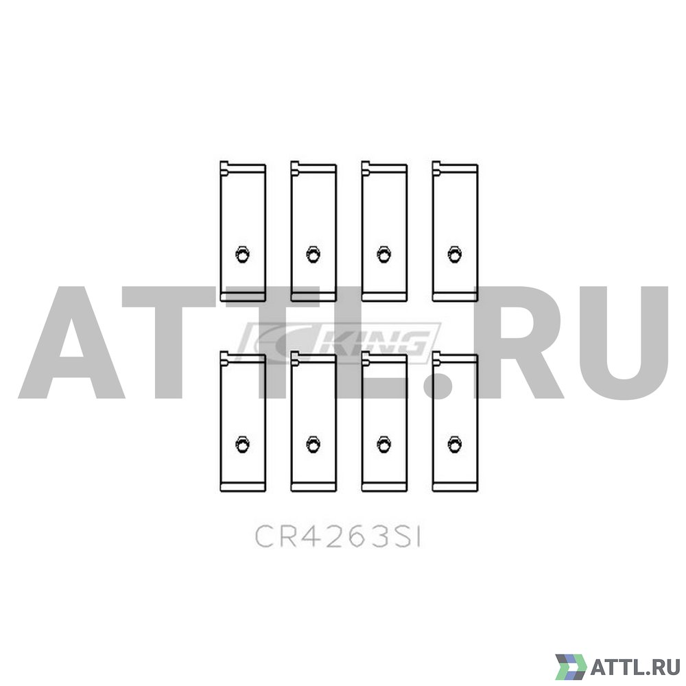 KING CR4263SI Вкладыши шатунные STD