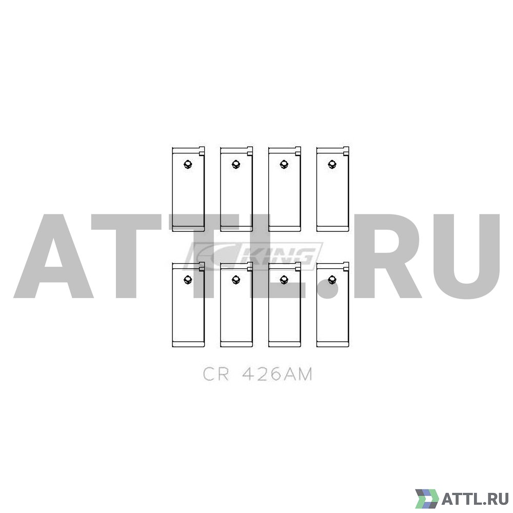 KING CR426AM Вкладыши шатунные STD