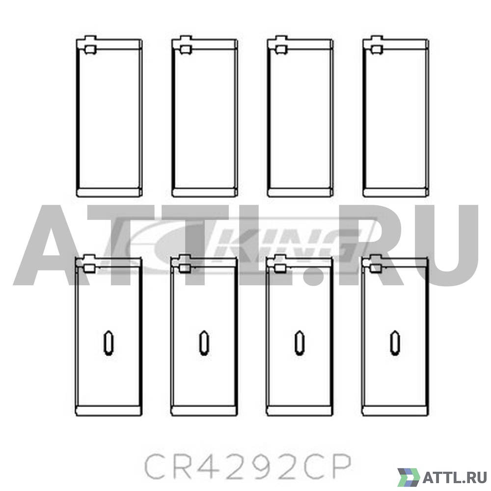 KING CR4292CP Вкладыши шатунные STD