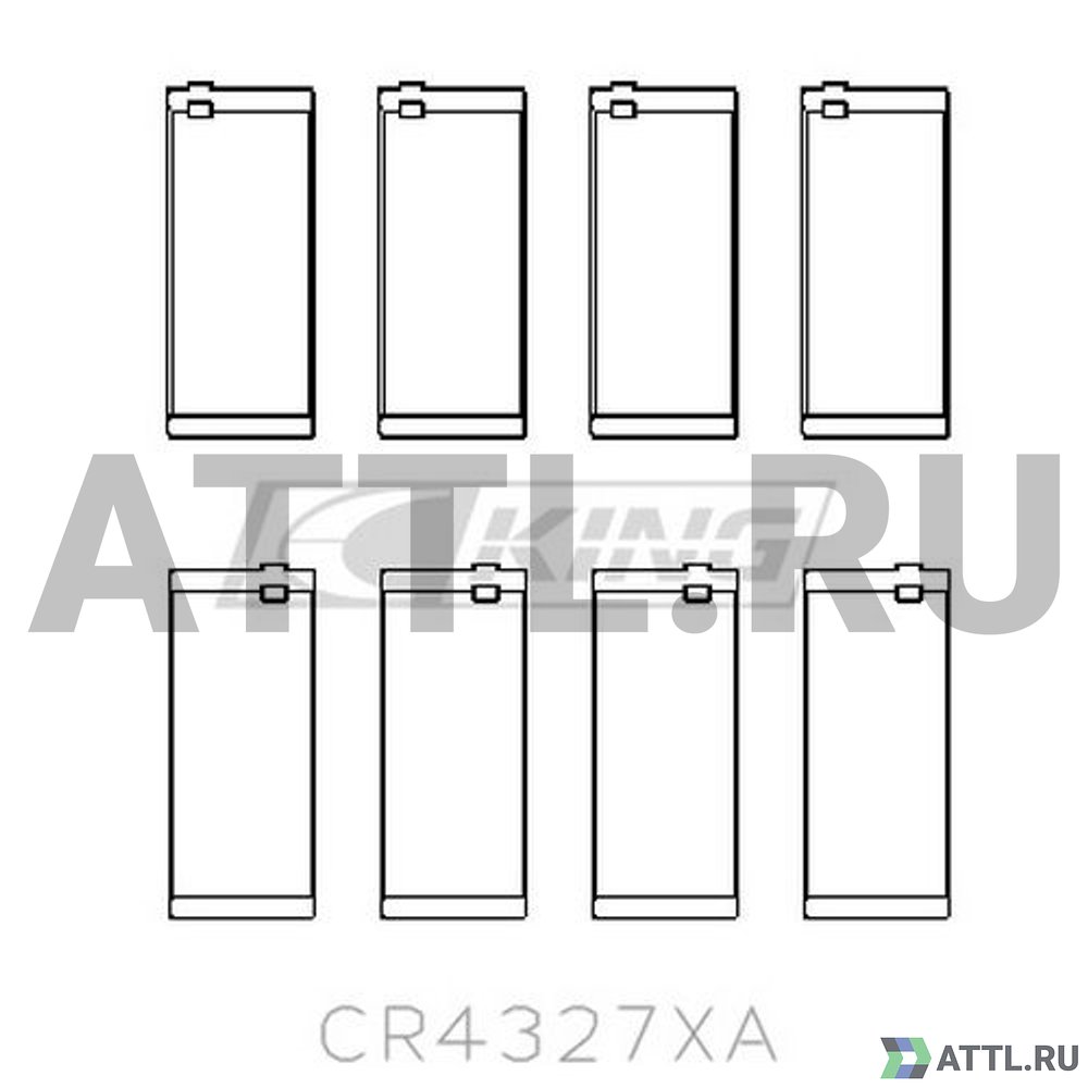 KING CR4327XA Вкладыши шатунные STD