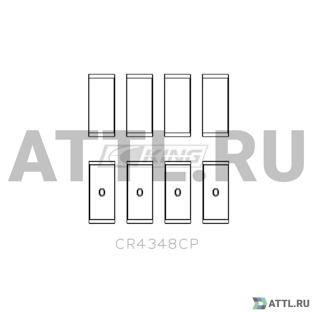 KING CR4348CP Вкладыши шатунные STD