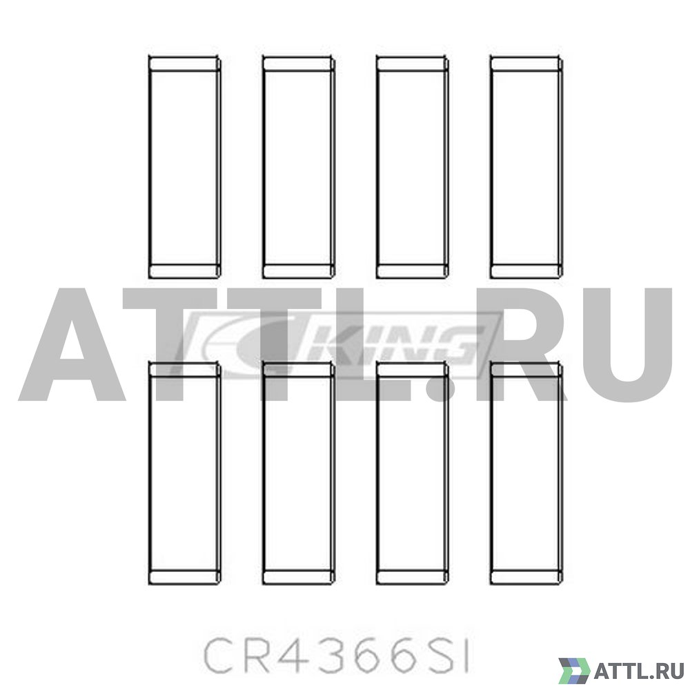 KING CR4366SI Вкладыши шатунные STD