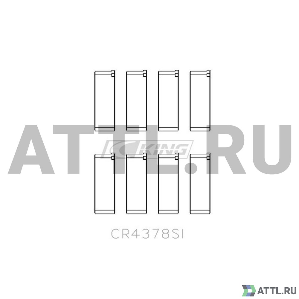 KING CR4378SI Вкладыши шатунные STD