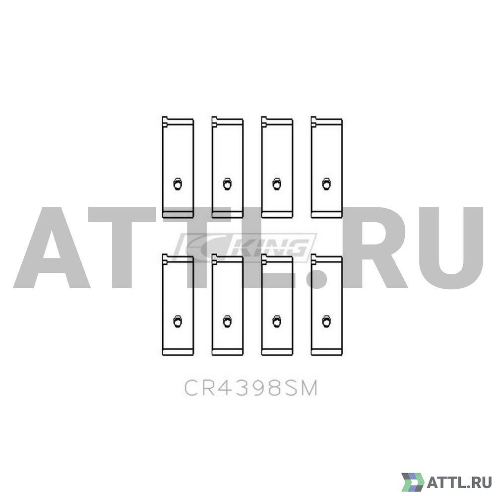 KING CR4398SM Вкладыши шатунные STD