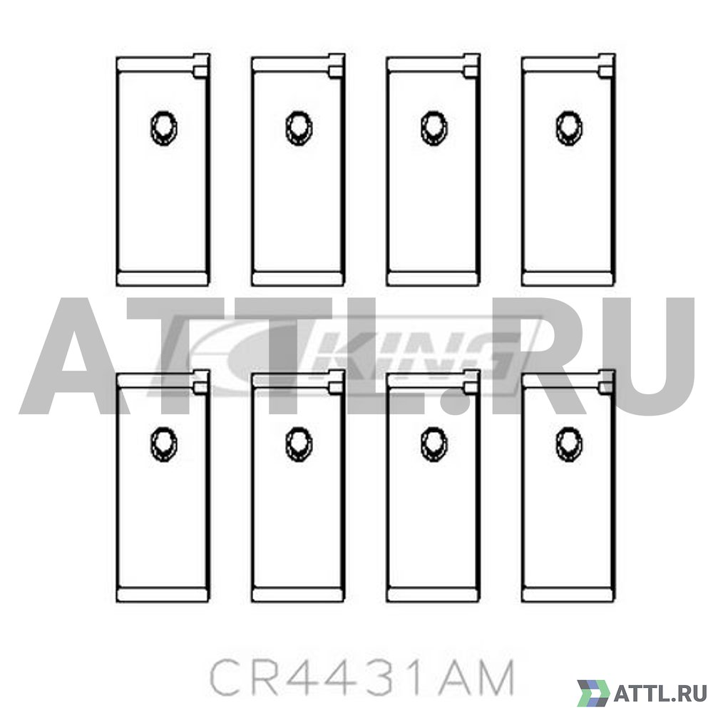 KING CR4431AM Вкладыши шатунные STD
