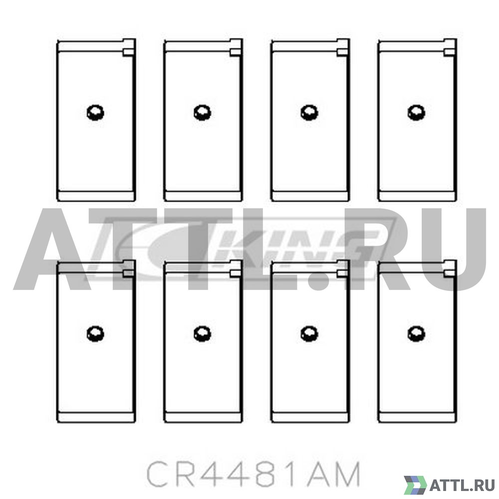 KING CR4481AM Вкладыши шатунные STD