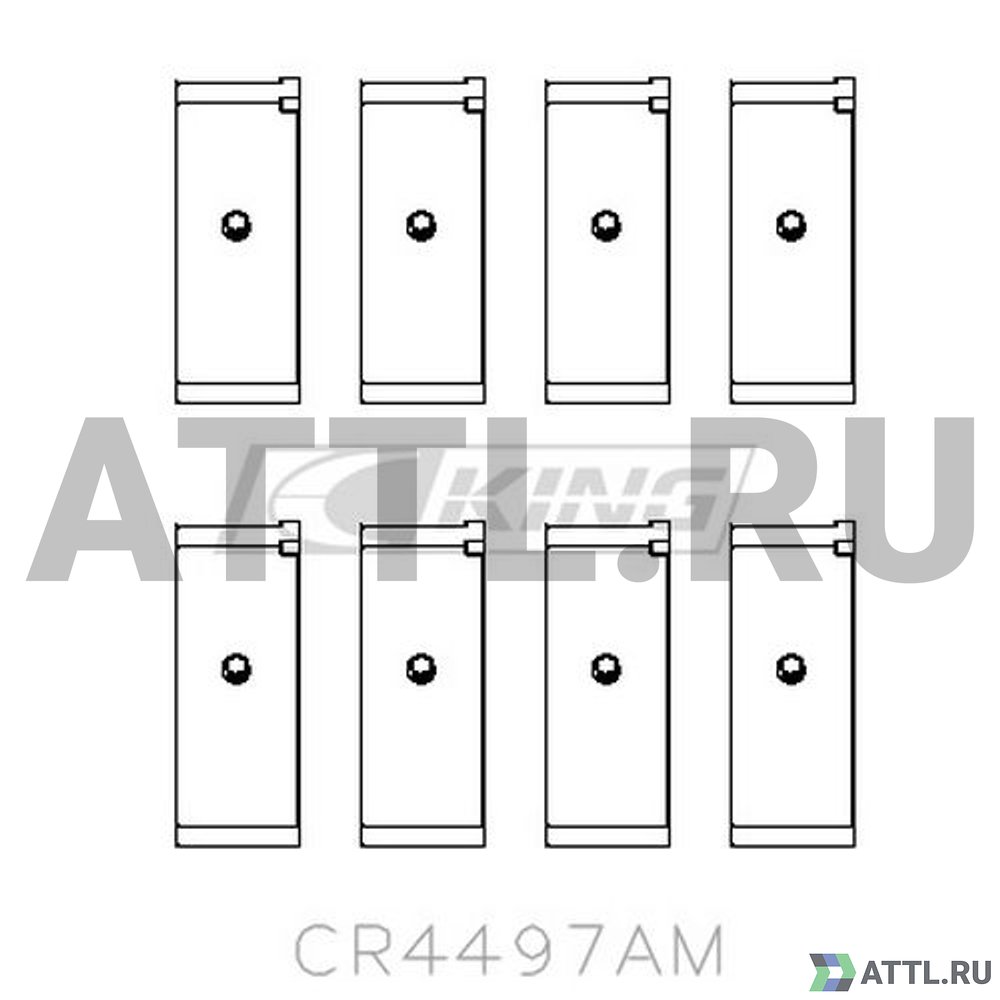 KING CR4497AM Вкладыши шатунные STD