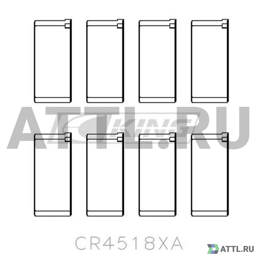 KING CR4518XA Вкладыши шатунные STD