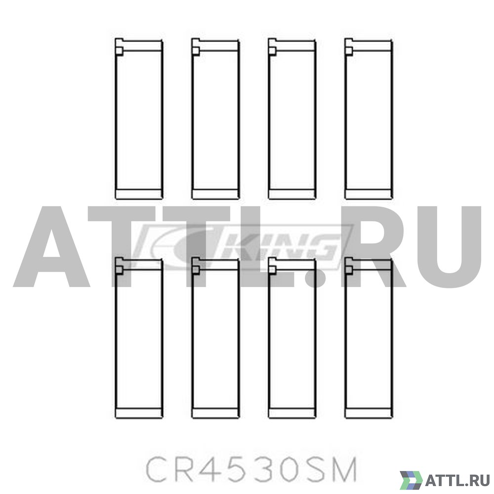 KING CR4530SM Вкладыши шатунные STD