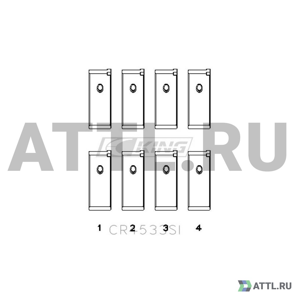 KING CR4533SI Вкладыши шатунные STD
