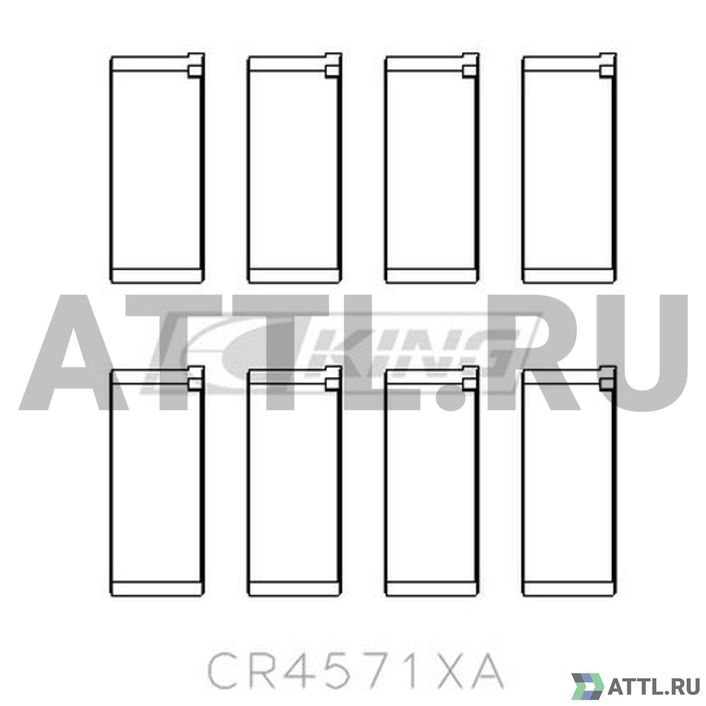 KING CR4571XA Вкладыши шатунные STD