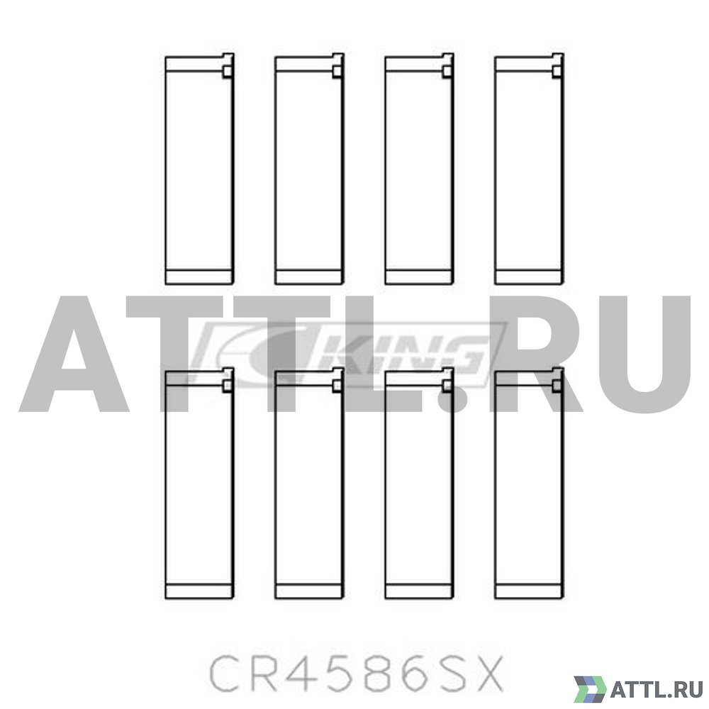KING CR4586SX Вкладыши шатунные STD