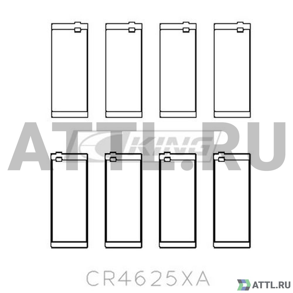 KING CR4625XA Вкладыши шатунные STD