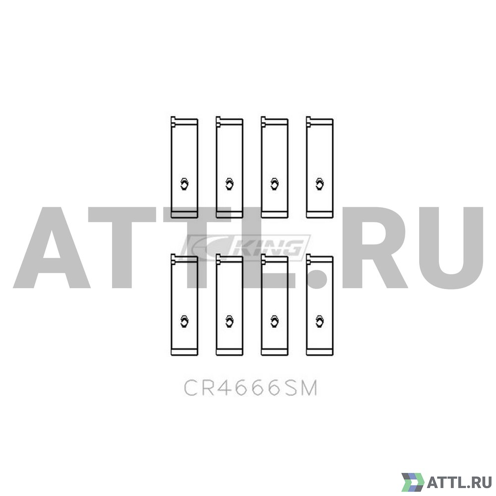 KING CR4666SM Вкладыши шатунные STD