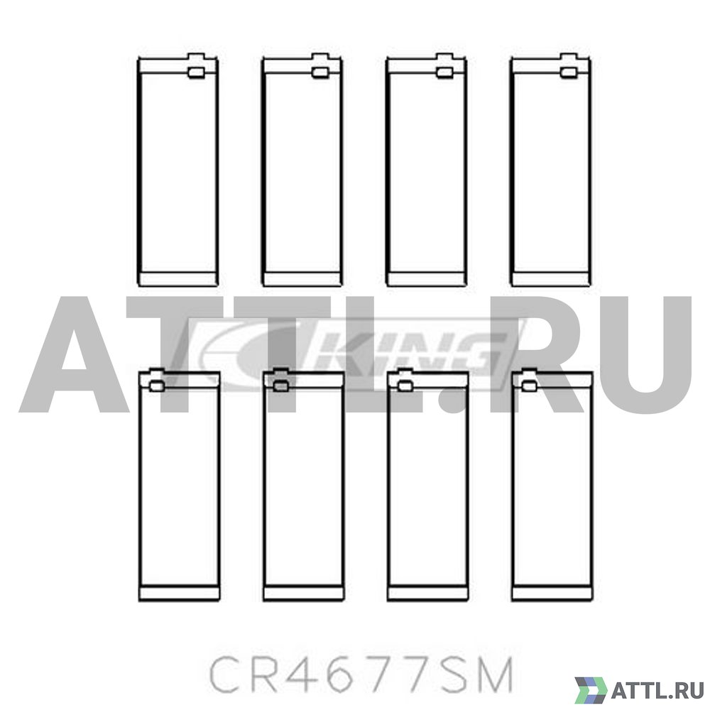 KING CR4677SM Вкладыши шатунные STD