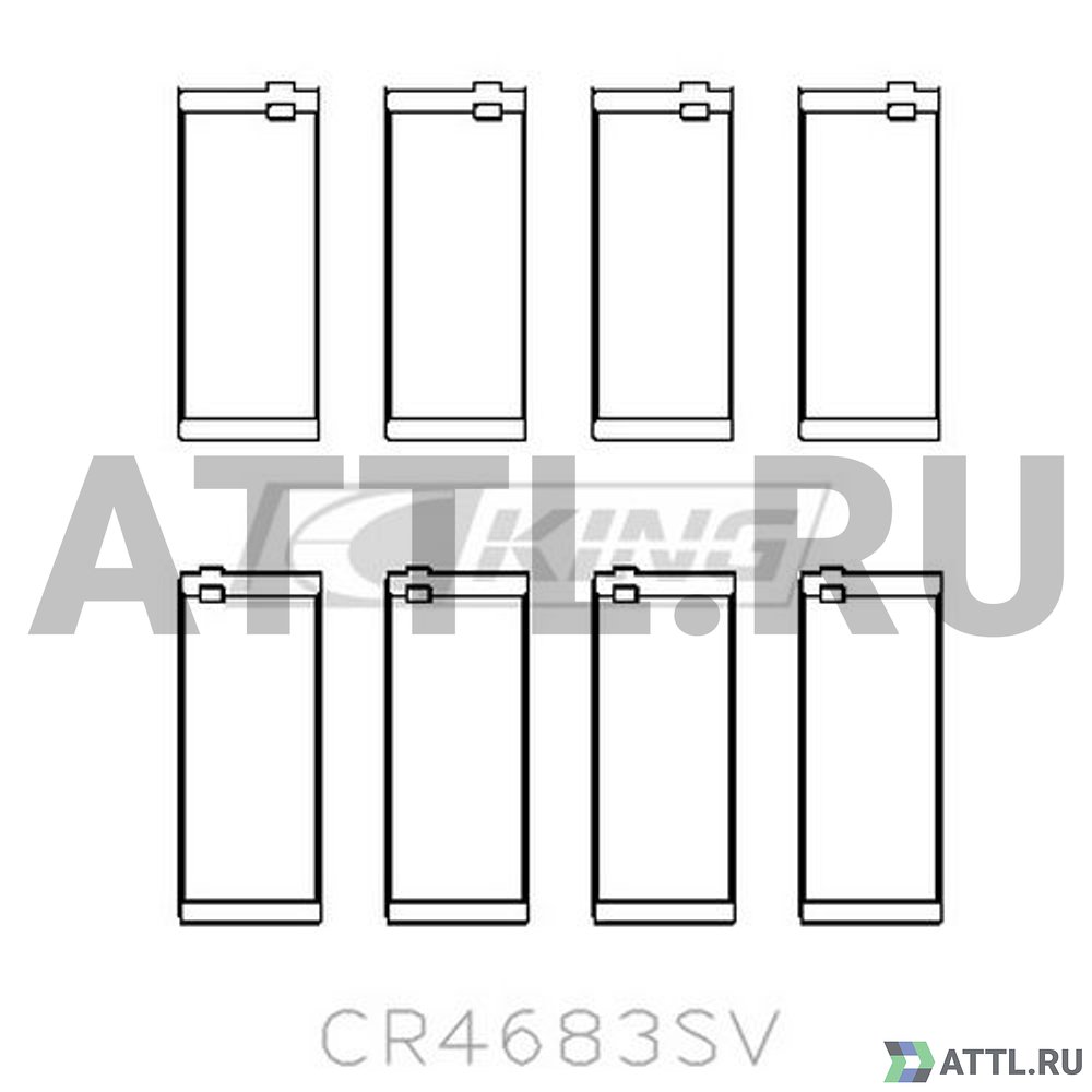 KING CR4683SV Вкладыши шатунные STD