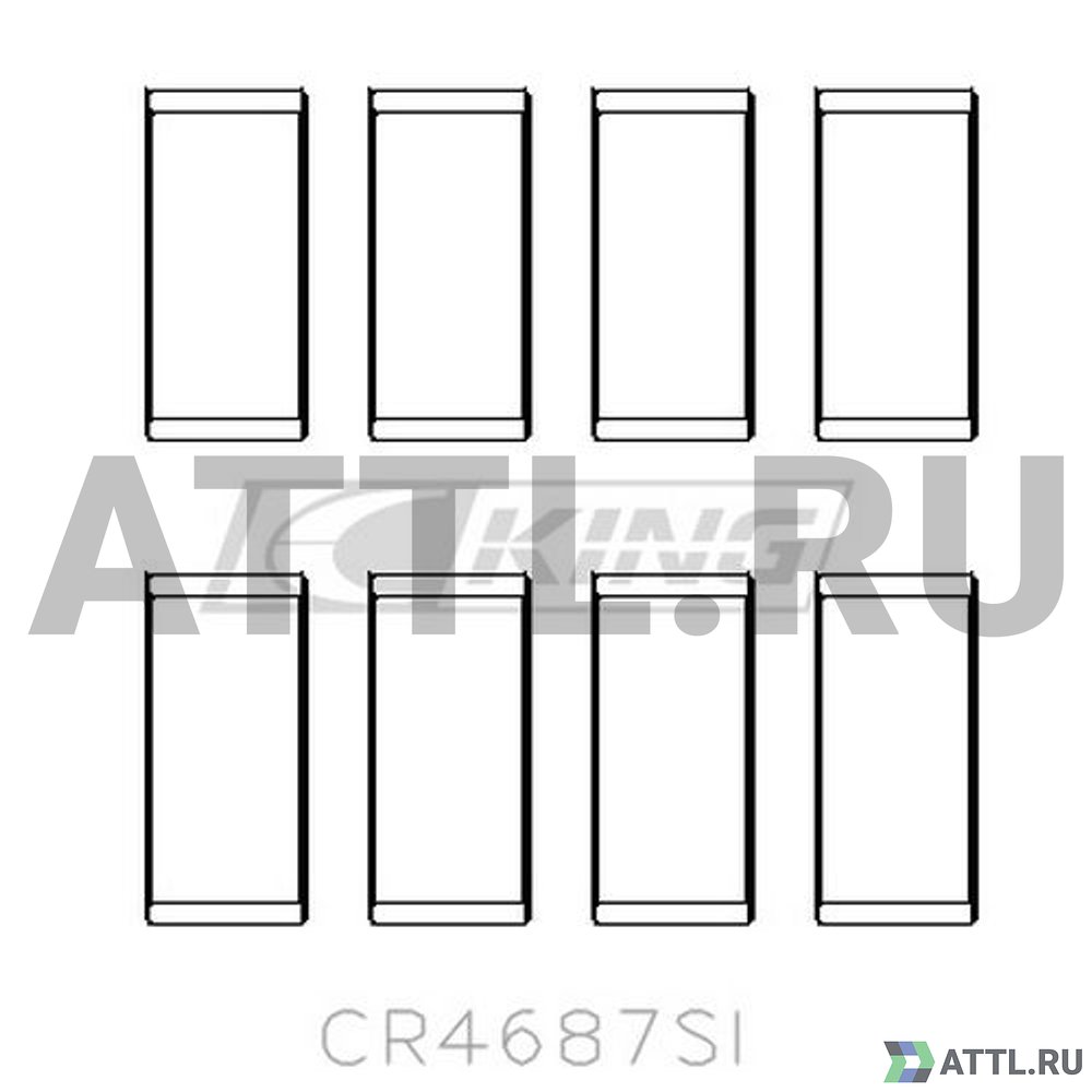 KING CR4687SI Вкладыши шатунные STD