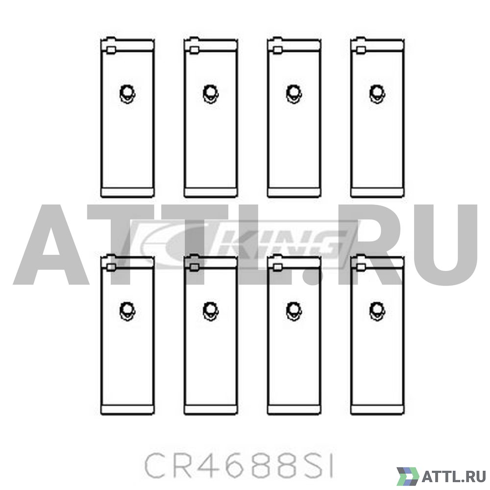 KING CR4688SI Вкладыши шатунные STD