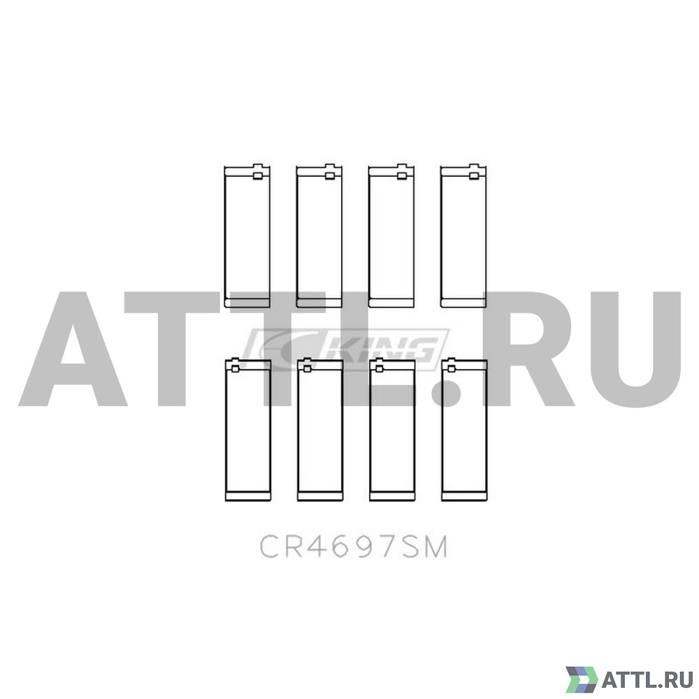 KING CR4697SM Вкладыши шатунные STD