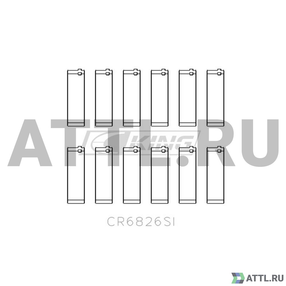KING CR6826SI Вкладыши шатунные STD
