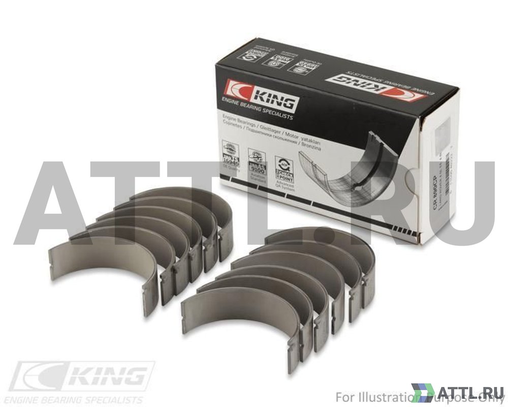 KING CR6868CP0.25 Вкладыши шатунные +0.25