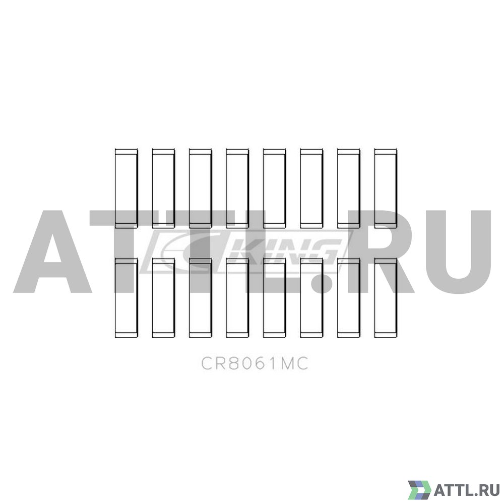 KING CR8061MC Вкладыши шатунные STD