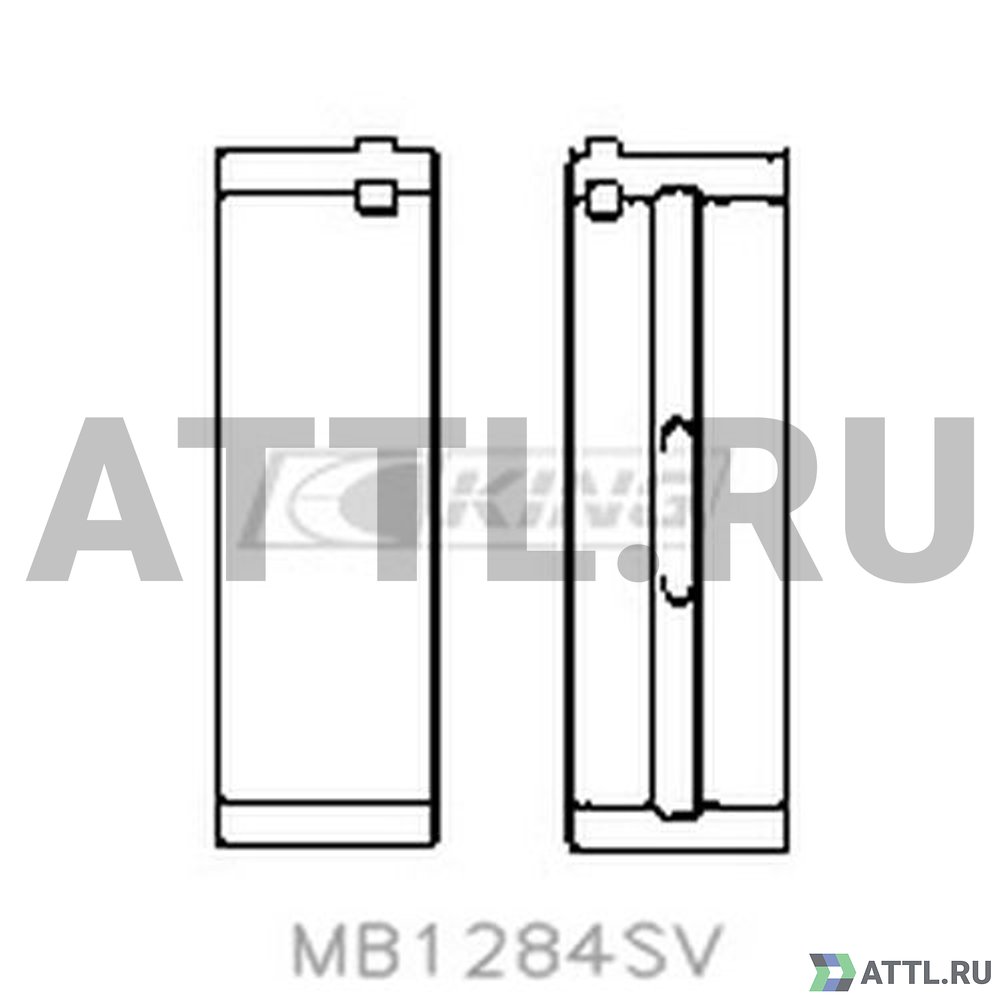 KING MB1284SV Вкладыши коренные STD