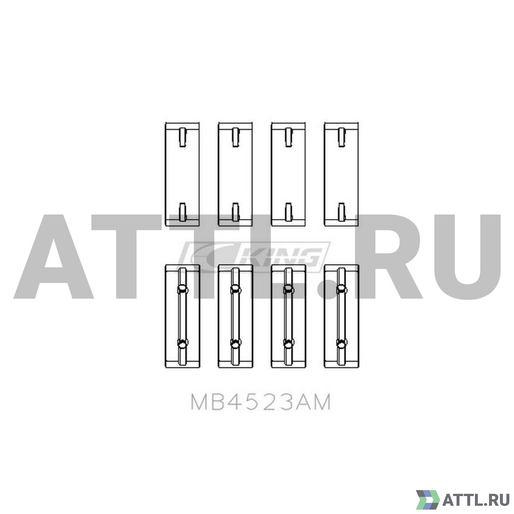 KING MB4523AM Вкладыши коренные STD