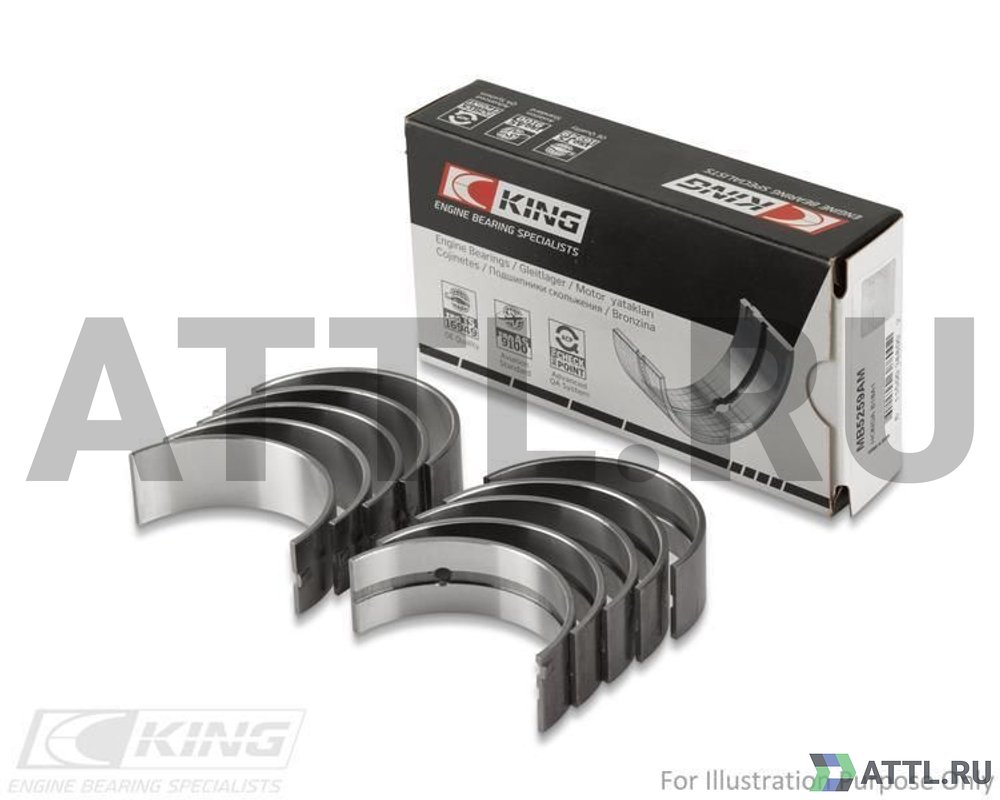 KING MB5029SI0.5 Вкладыши коренные +0.50