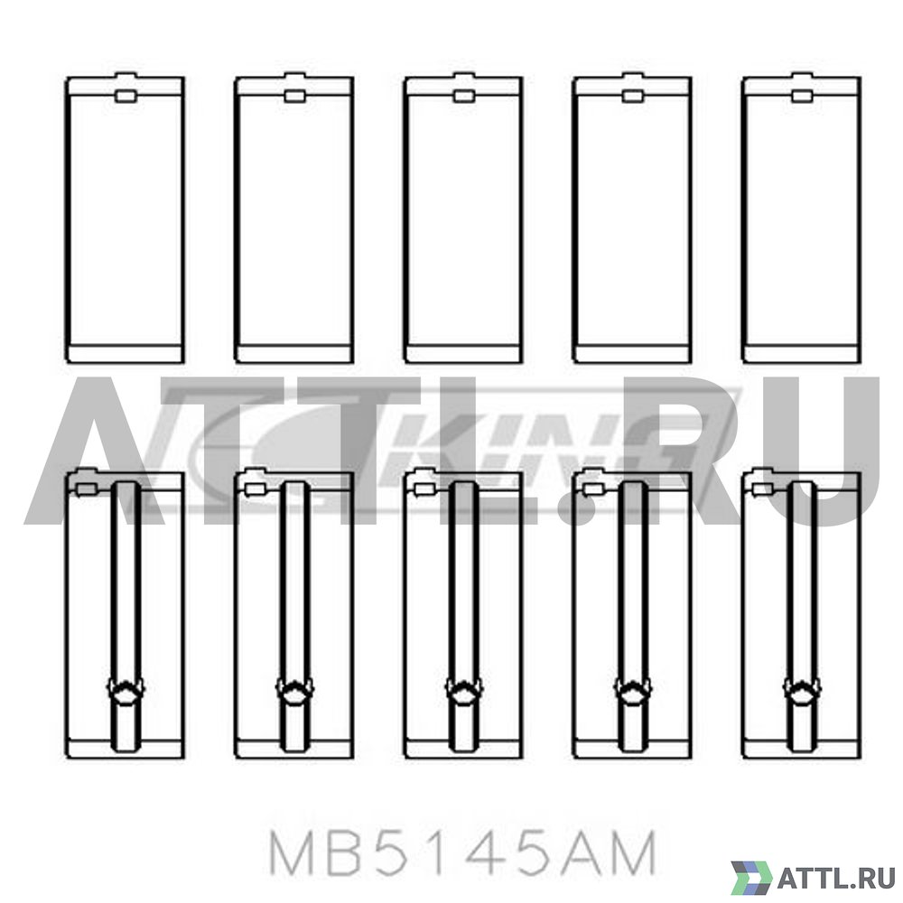 KING MB5145AM Вкладыши коренные STD