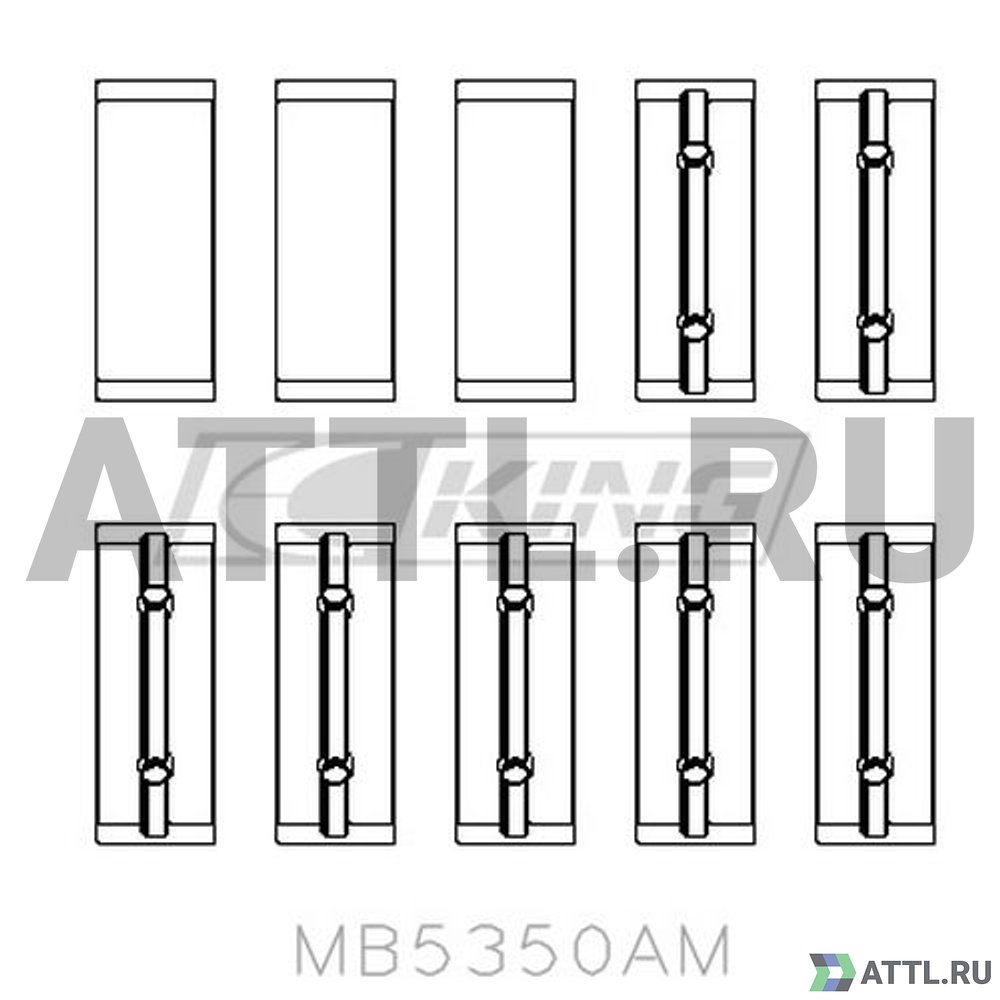 KING MB5350AM Вкладыши коренные STD