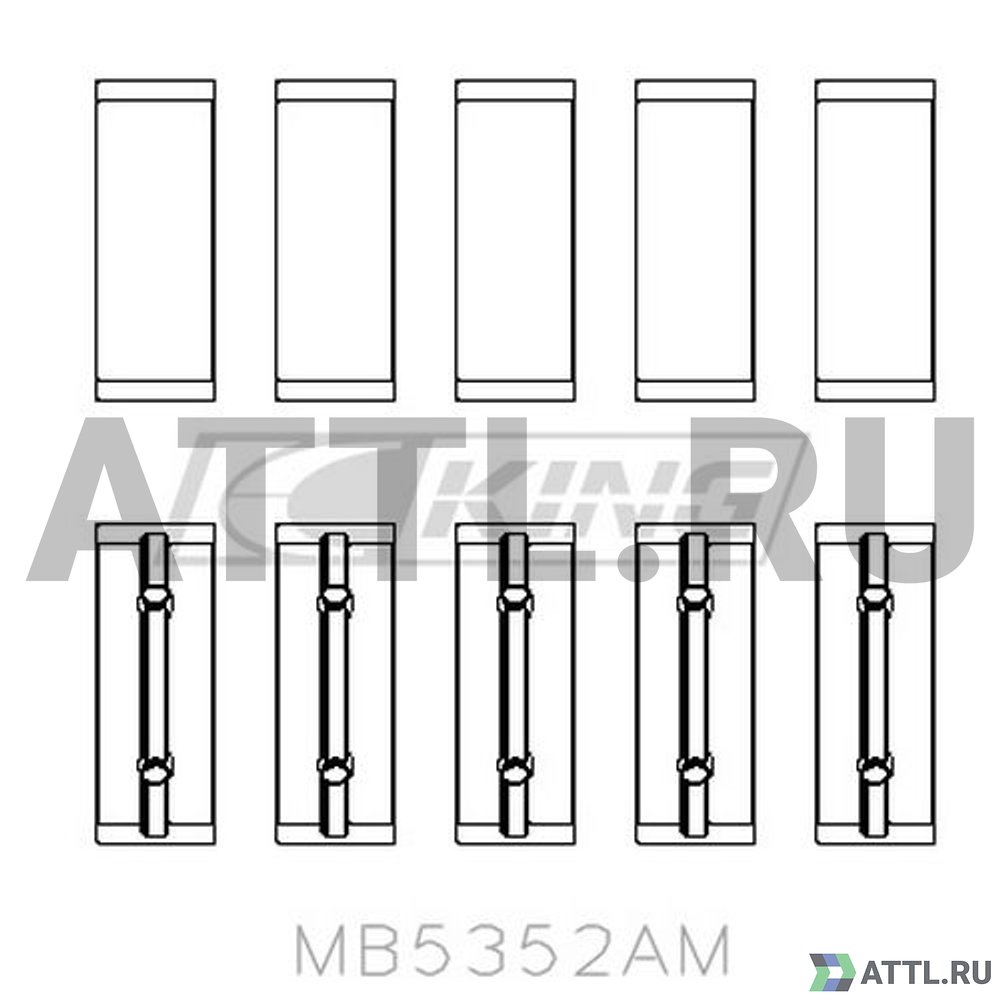 KING MB5352AM Вкладыши коренные STD
