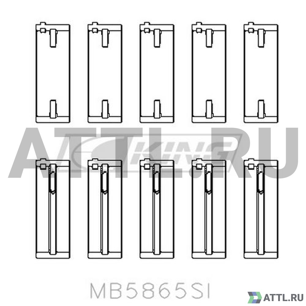 KING MB5865SI Вкладыши коренные STD