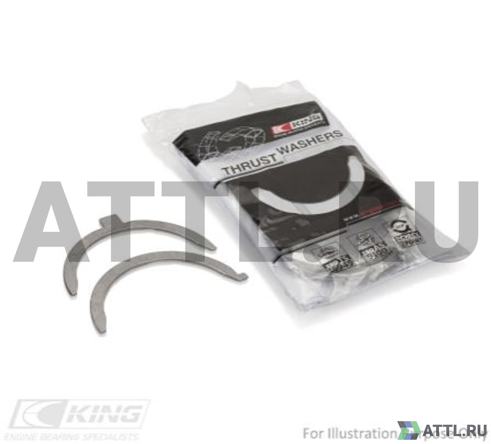 KING TW1059AM Полукольца коленвала упорные STD