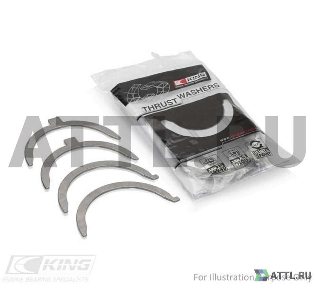 KING TW249AM Полукольца коленвала упорные STD