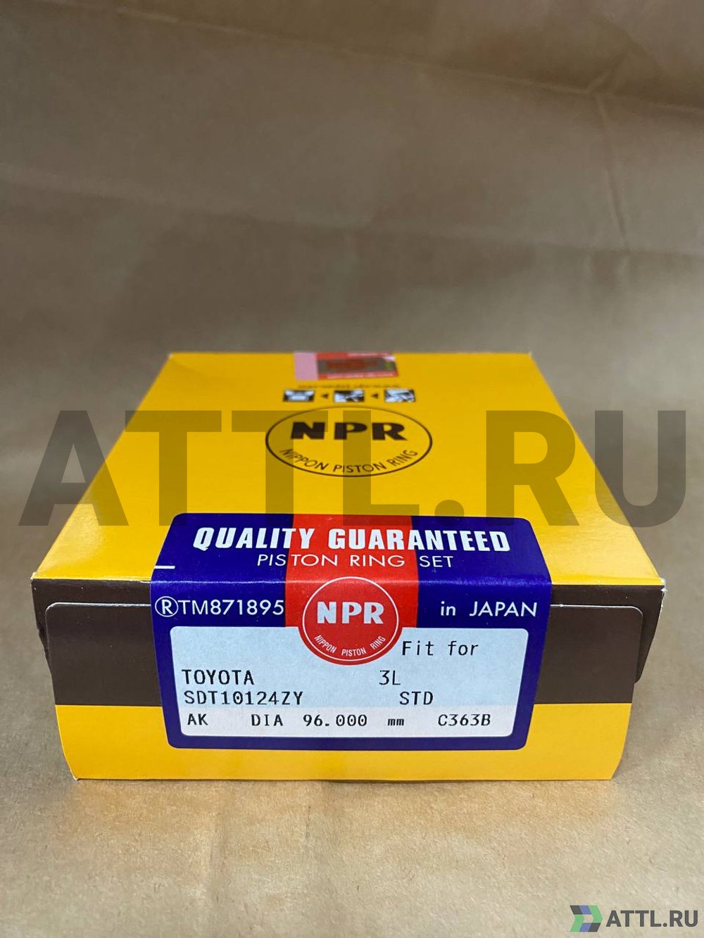 NPR SDT10124ZY STD Поршневые кольца 3L