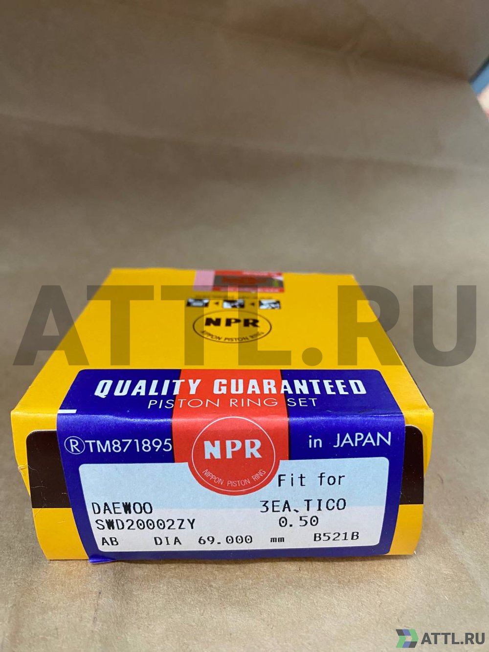 NPR SWD20002ZY 050 Поршневые кольца 3EA