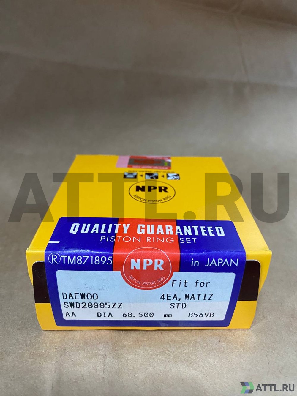 NPR SWD20005ZZ STD Поршневые кольца 4EA