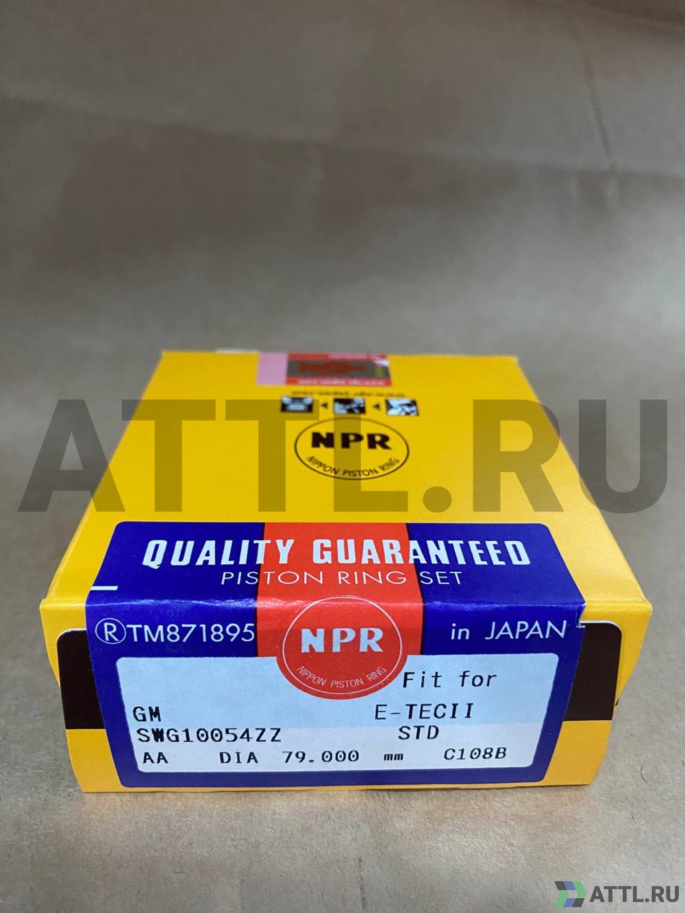NPR SWG10054ZZ STD Поршневые кольца E-TECII 1.6L