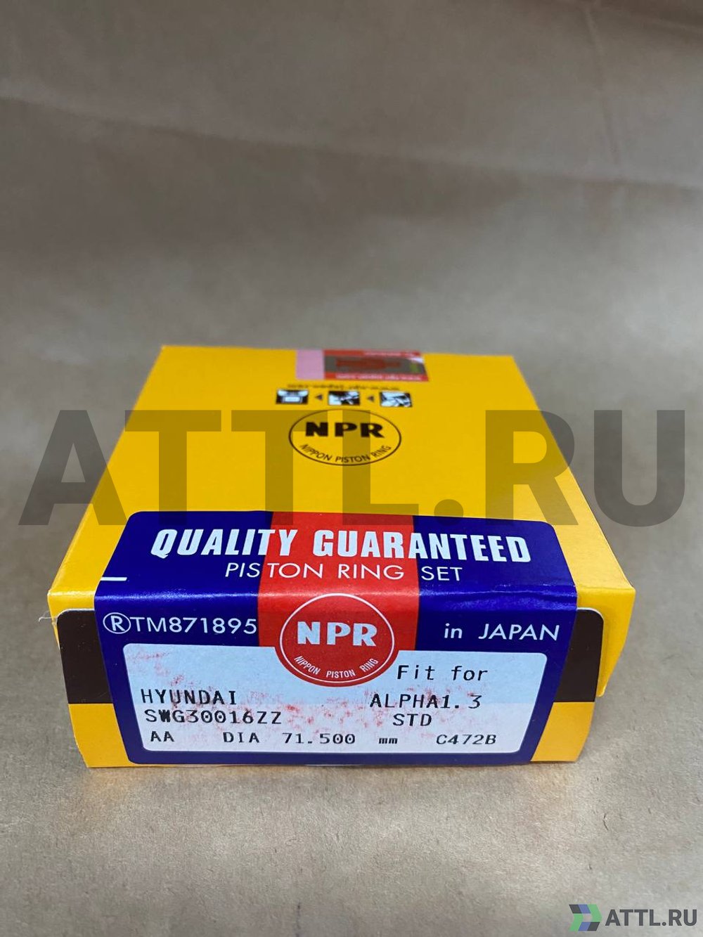 NPR SWG30016ZZ STD Поршневые кольца G4EA