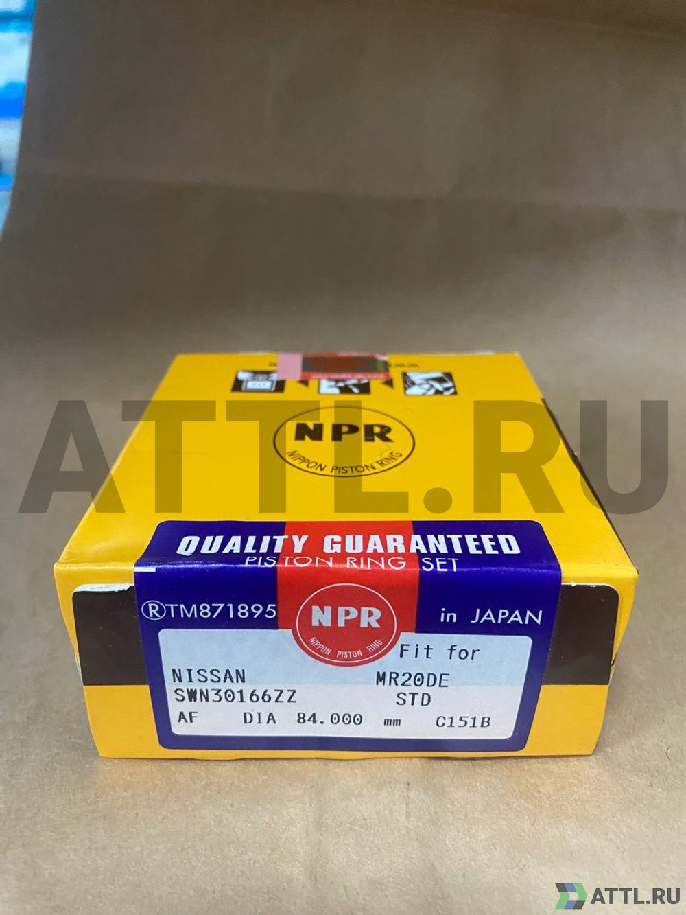 NPR SWN30166ZZ STD Поршневые кольца MR20DE