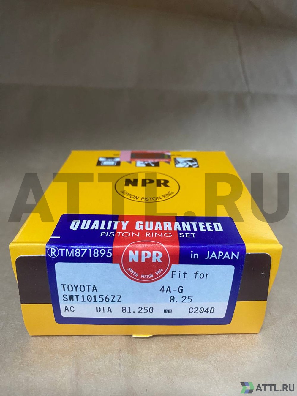 NPR SWT10156ZZ 025 Поршневые кольца 4A-FE